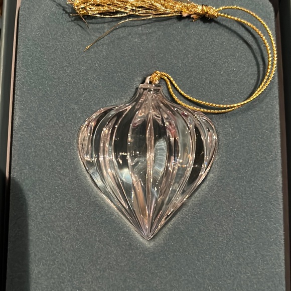 Lenox crystal puffed heart ornament original box ORN HOL GEM HEART Discontinued - Picture 5 of 13